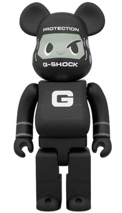 Bearbrick x G-Shock G-ShockMan 400% Black