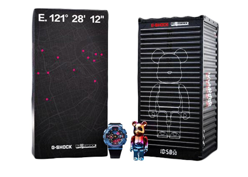 Bearbrick x G-Shock GM-110SN & 100% Blind Box Figure x1