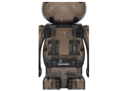 Bearbrick x GOD SELECTION XXX 100% & 400% Set Clear Black