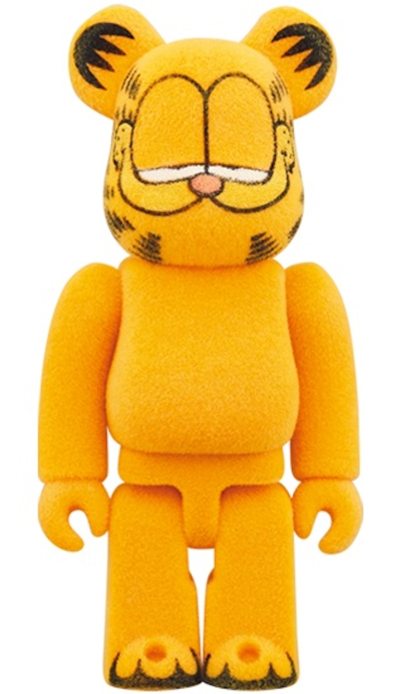 Bearbrick x Garfield Flocky Ver. 100% & 400% Set