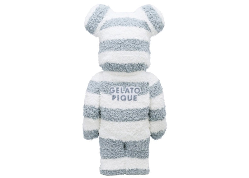 Bearbrick x Gelato Pique Pajamas 1000% White/Blue