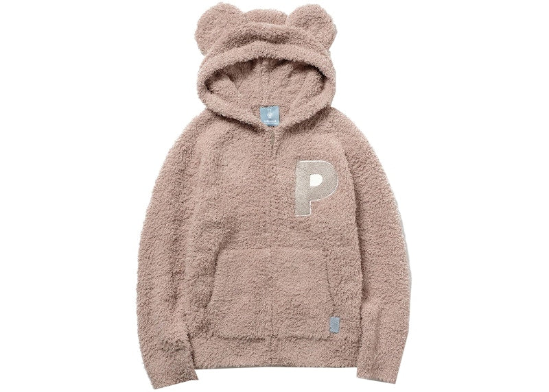 Bearbrick x Gelato Striped Hoodie Beige