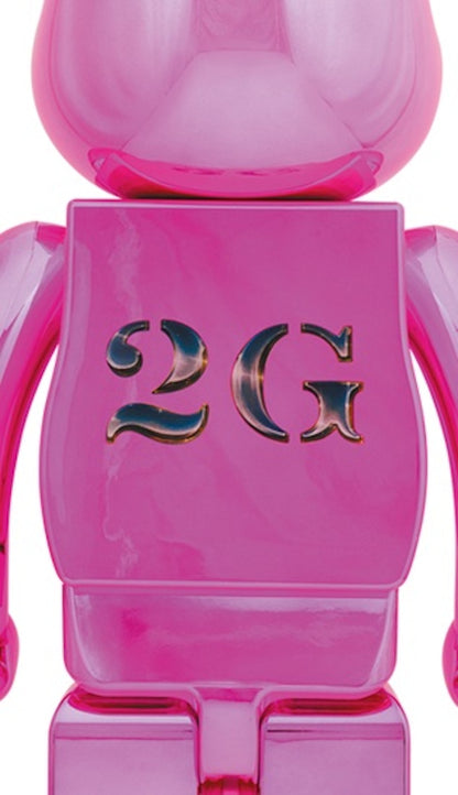 Bearbrick x Hajime Sorayama x 2G 1000% Pink Gold Ver.