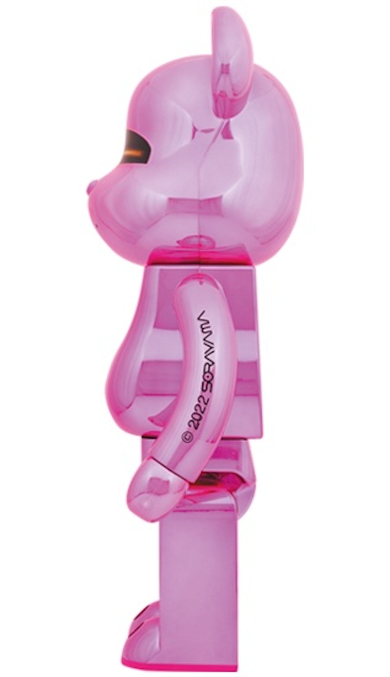 Bearbrick x Hajime Sorayama x 2G 1000% Pink Gold Ver.