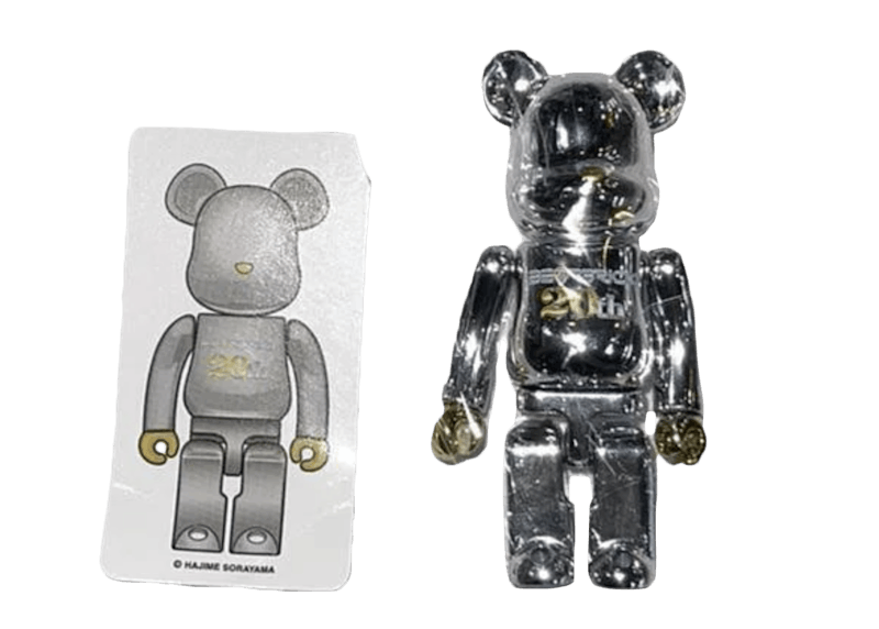 Bearbrick x Hajime Sorayama Series 42 100% Silver