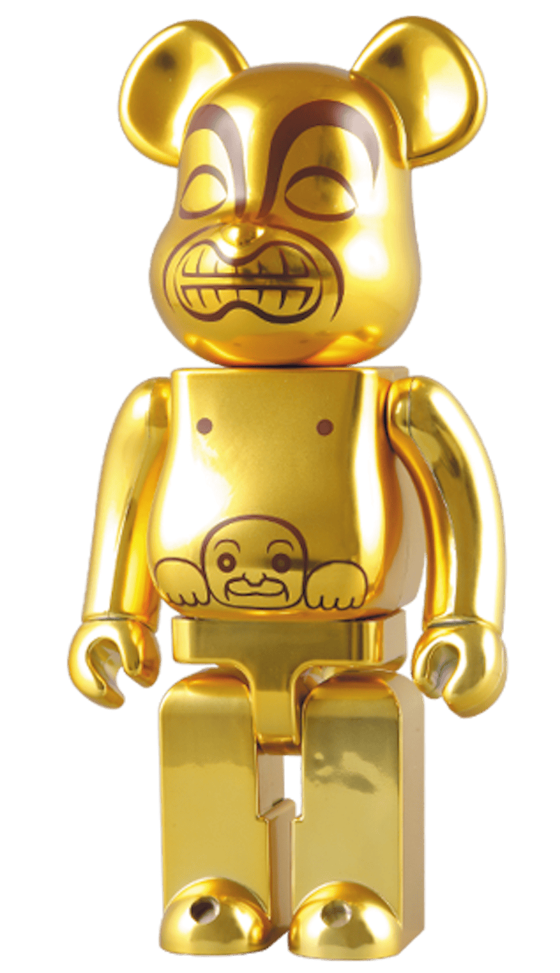 Bearbrick x Indiana Jones Golden Idol 400% Gold