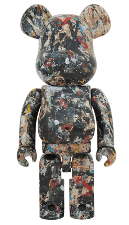 Bearbrick x Jackson Pollack Studio Version 2.0 1000% Multi