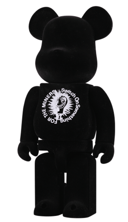 Bearbrick x Jamie Reid x Advantage Cycle x Suicommi Underground 400% Black