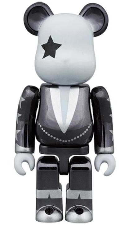 Bearbrick x KISS Star Child 100% & 400% Set Chrome Ver.