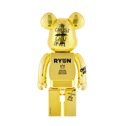 Bearbrick x Kakao Ryan 400% Gold