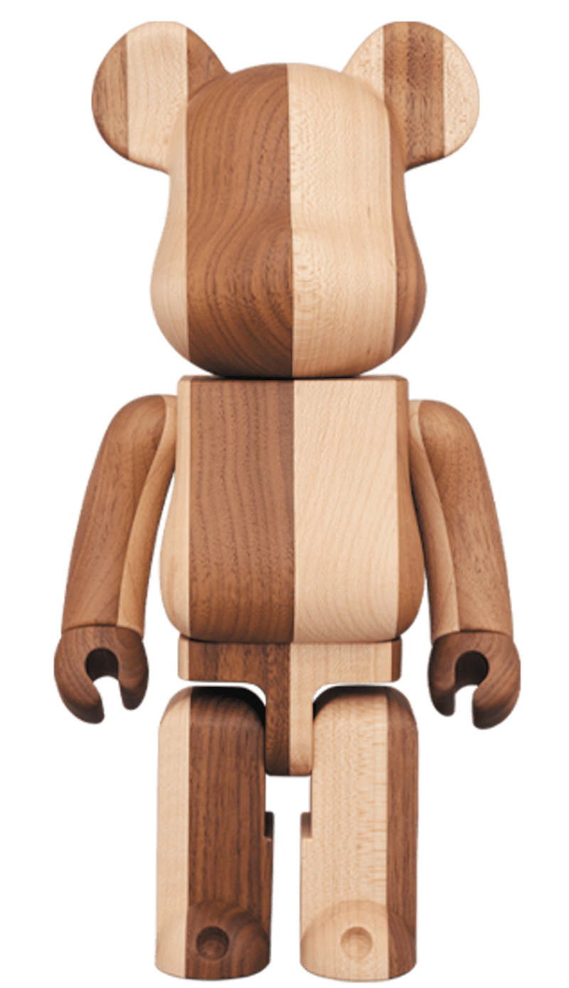 Bearbrick x Karimoku HALF & HALF 400%