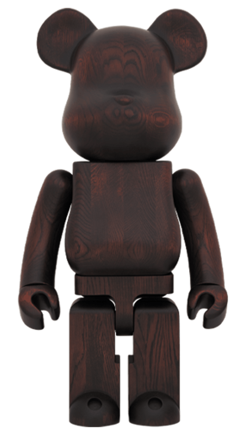 Bearbrick x Karimoku ROSEWOOD PAINT 1000%