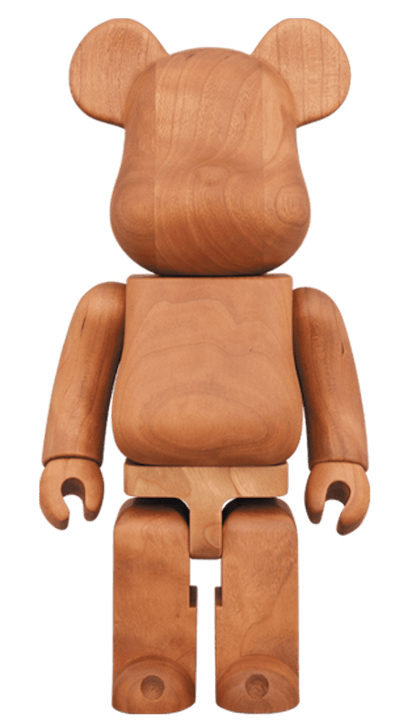Bearbrick x Karimoku x Famous Wood (Cherry) 400%
