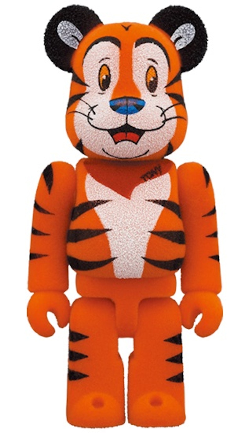 Bearbrick x Kellogg's Tony the Tiger Flocky Ver. 100% & 400% Set