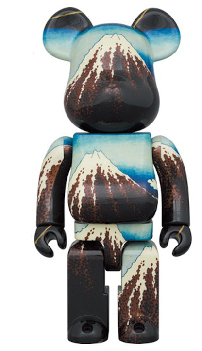 Bearbrick x Kitasai Katsushika "White Rain Under the Thirty-Six Views of Mount Fuji" 1000%
