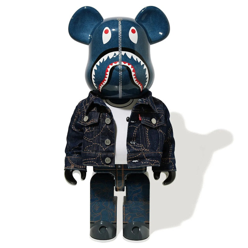 Bearbrick x BAPE x Levi's 1000%