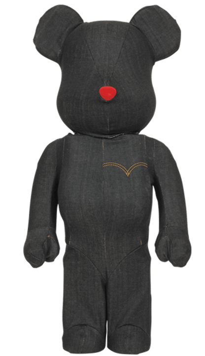 Bearbrick x Levi's Black 1000% Denim