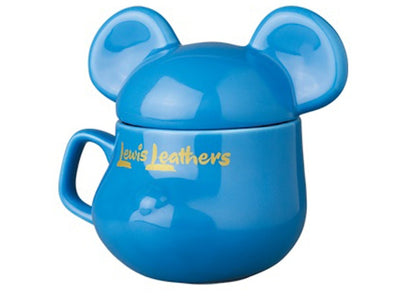 Bearbrick x Lewis Leathers Bearmug Mug Blue