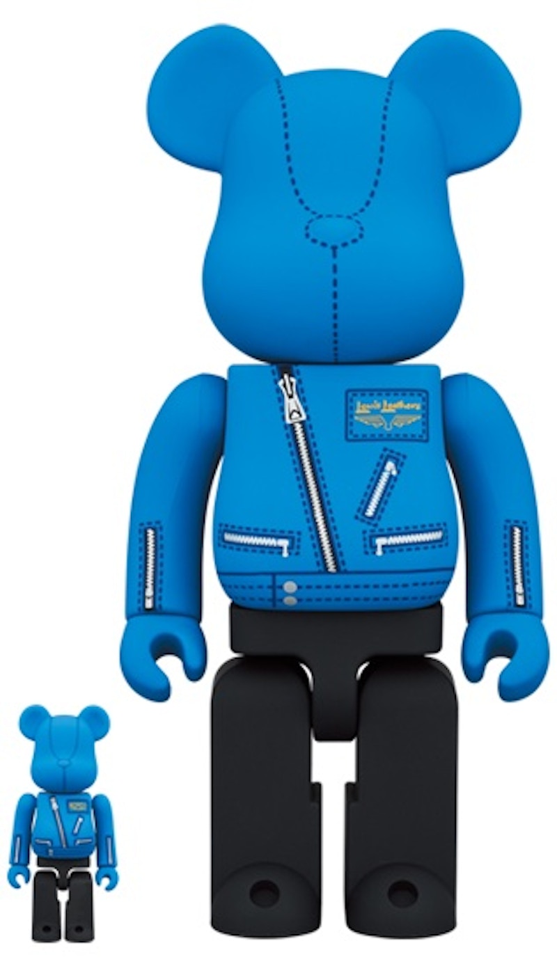 Bearbrick x Lewis Leathers Cyclone 100% & 400% Set