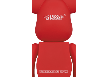 Bearbrick x MEDICOM UNDERCOVER LOGO 100% & 400% Set Red/White