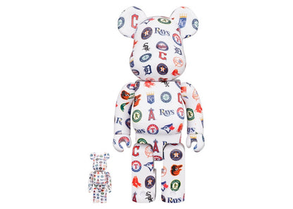 Bearbrick x MLB American League 100% & 400% Set