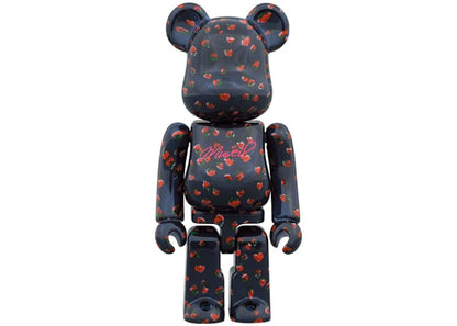 Bearbrick x MUVEIL Strawberry Pattern 100% & 400% Set