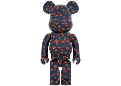 Bearbrick x MUVEIL Strawberry Pattern 1000%