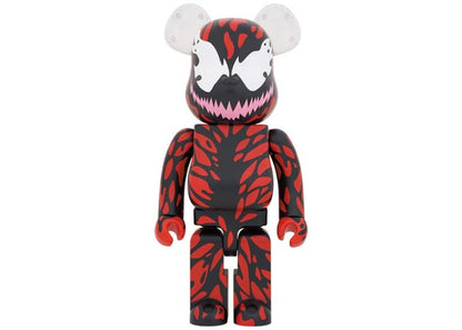 Bearbrick x Marvel Carnage 1000%