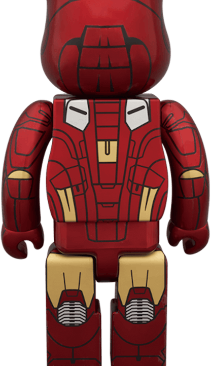 Bearbrick x Marvel Iron Man Mark VII 400% Red