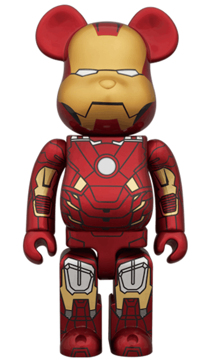 Bearbrick x Marvel Iron Man Mark VII 400% Red
