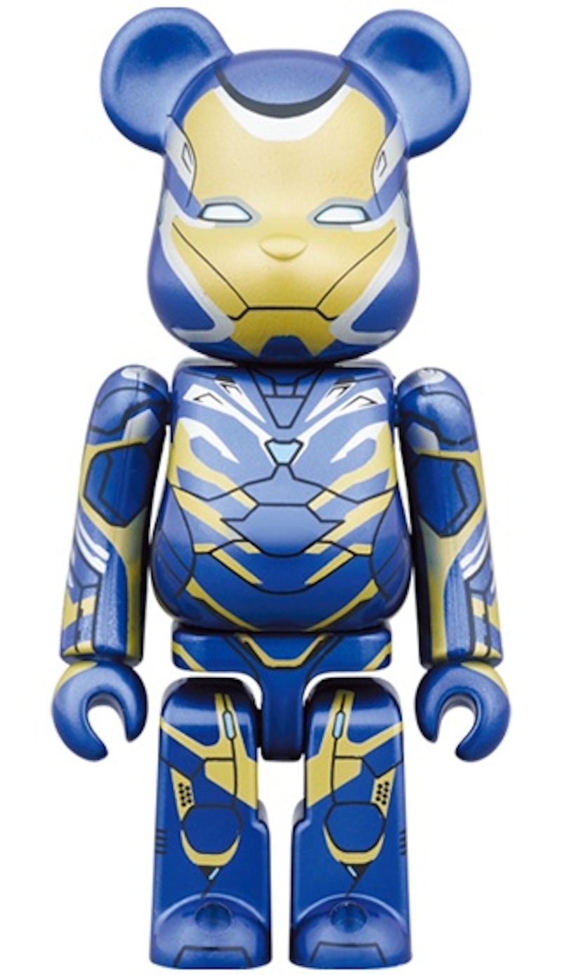 Bearbrick x Marvel Iron Man Rescue Suit 100% & 400% Set