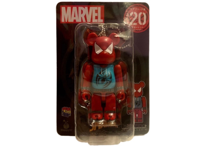 Bearbrick x Marvel Spider-Man Happy Lottery #20 (Scarlet Spider) 100%