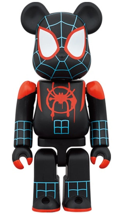 Bearbrick x Marvel Spider-Man: Into the Spider-Verse Miles Morales 100% & 400% Set