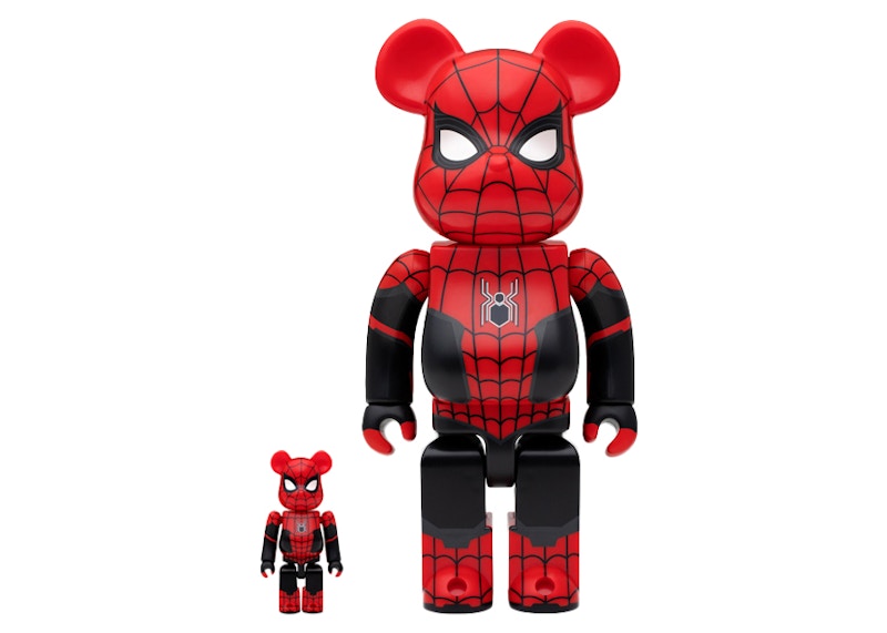 Bearbrick x Marvel Spider-Man: No Way Home (Spider-Man Upgraded Suit) 100% & 400% Set