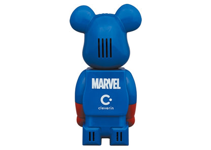 Bearbrick x Marvel x Cleverin Captain America Air Freshener Blue