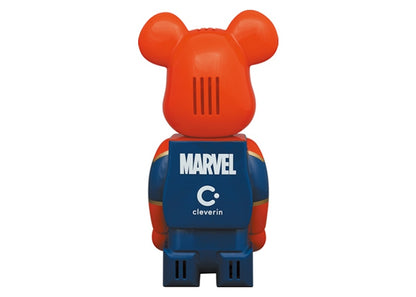 Bearbrick x Marvel x Cleverin Catptain Marvel Air Freshener Red