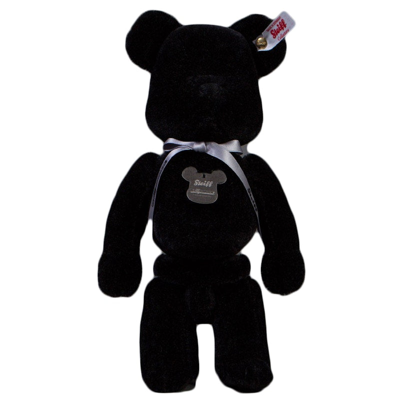 Bearbrick x Medicom Steiff 400% Black