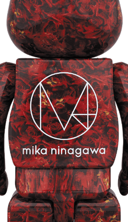 Bearbrick x Mike Ninagawa Leather Rose 1000% Multi