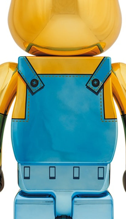 Bearbrick x Minions Kevin Chrome Ver. 1000%