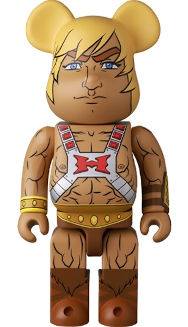 Bearbrick x Mishka x Masters of The Universe He-Man 100% & 400% Set