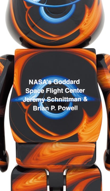 Bearbrick x NASA Doubly Warped Black Hole 1000%