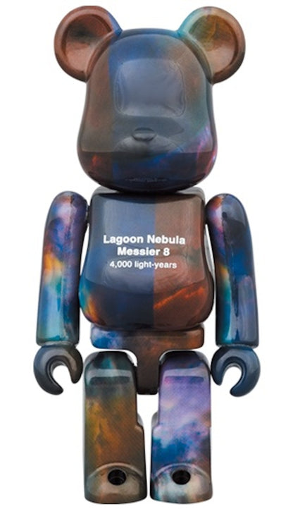 Bearbrick x NASA Hubble Space Telescope Lagoon Nebula (Messier 8) 100% & 400% Set
