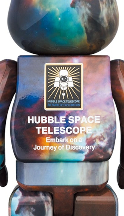 Bearbrick x NASA Hubble Space Telescope Lagoon Nebula (Messier 8) 100% & 400% Set