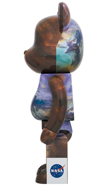 Bearbrick x NASA Hubble Space Telescope Lagoon Nebula (Messier 8) 100% & 400% Set