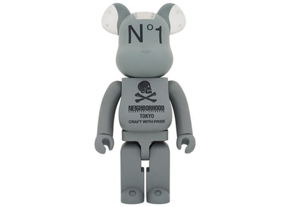 Bearbrick x Neighborhood 1000% Grey