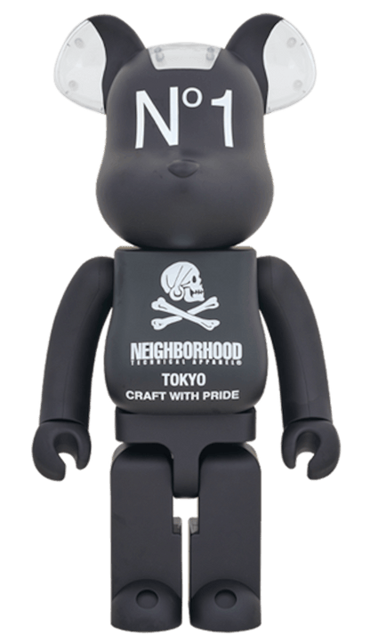 Bearbrick x Neighborhood Tokyo 1000% Black