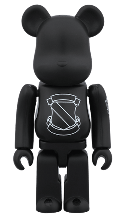 Bearbrick x Number (N)ine Emblem 100% Black