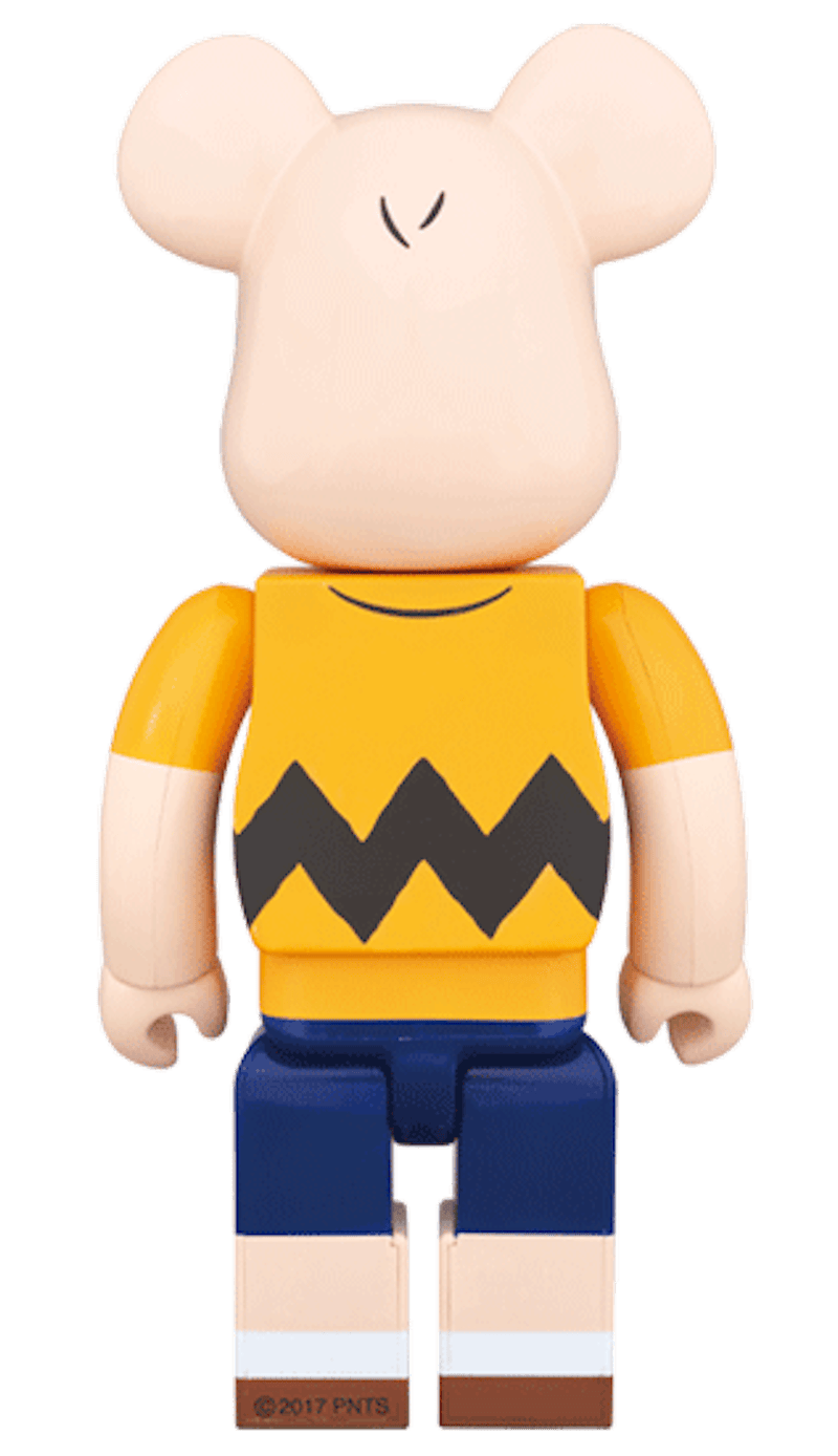 Bearbrick x Peanuts Charlie Brown 2017 Version 1000% Multi