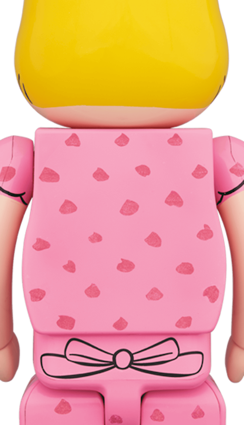 Bearbrick x Peanuts Sally Brown 1000% Pink