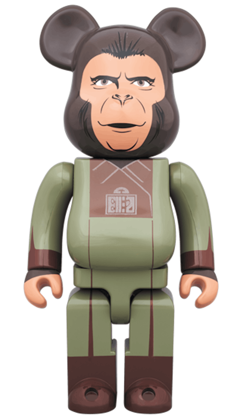 Bearbrick x Planet Of The Apes Zira 400% Green